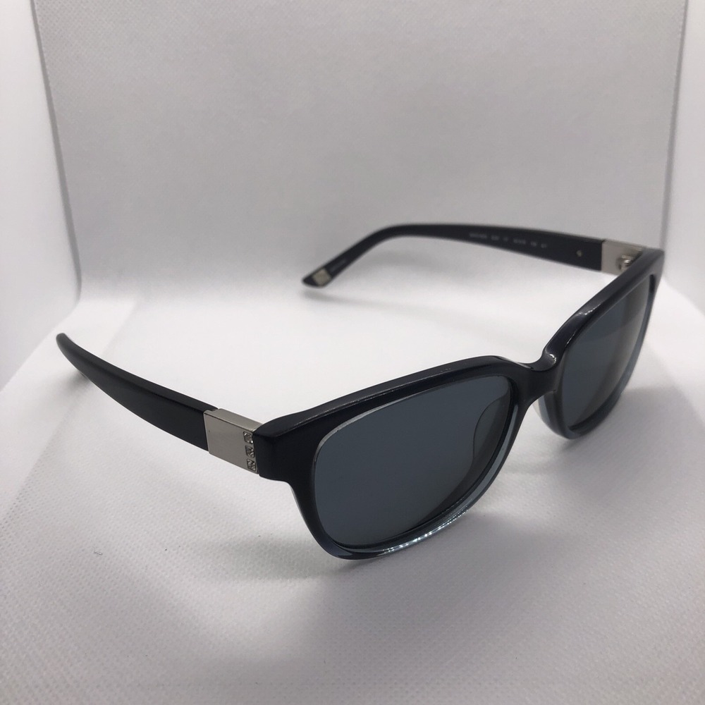 Saks Fifth Avenue Glasses 54 16 135 Navy Blue With Blue Lenses EUC
